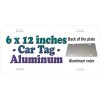 E Coyote Aluminum Car Tag Novelty License Plate