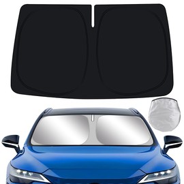 YEGZA Car Sun Shade for Lexus RX 2023 2024 350 350h 450h+ 500h Auto Interior Accessories Foldable Sunshade Windshield Visor Cooler Protector Front Windows Cover Shield