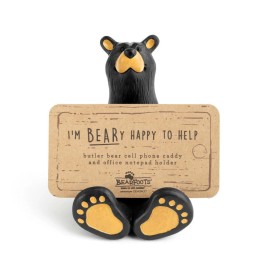 Big Sky Carvers Bearfoots Bear Butler Bear Cell Phone Caddy