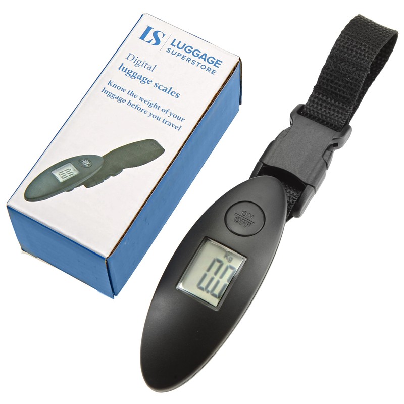 LS - Portable Digital Luggage Scale - Suitcase Weighing Scales