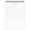 etmamu 250 To-Do List A5, 60 Sheets, 3 Columns, Task