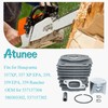 Atunee 47mm Cylinder Piston Gaskets Kit for Husqvarna 357XP 359