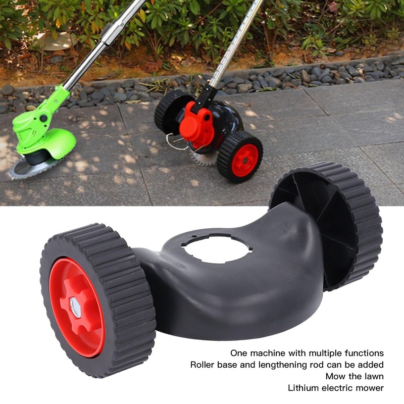 String Trimmer Support Wheel Attachment, Stable Practical Weed Wacker Wheels