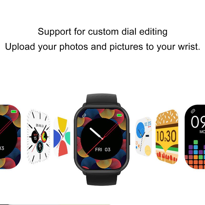 Health Monitor Watch 2.01inch Screen Sports Mode Analysing Sleep IP68