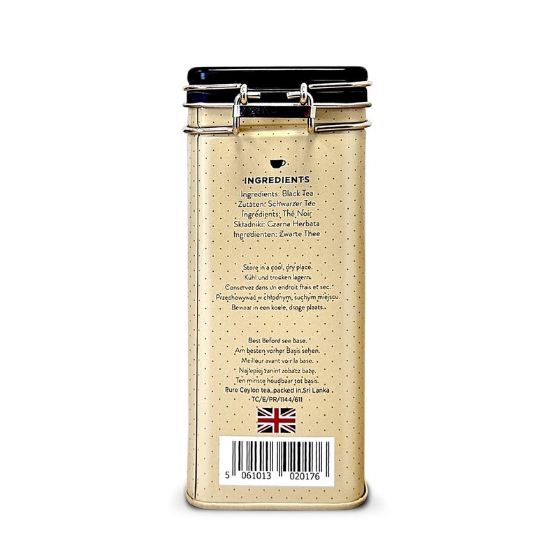 Charbrew Tea Tin English Breakfast Alice in Wonderland Crown 60