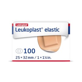 Leukoplast Elastic Non-Sterile Wound Dressing Strips - Box of 100