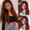 Leruikair 4X1 Lace Frontal Wig 30# Jerry Curly Wave Wigs