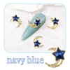 editTime Metal Alloy Nail Charms Rhinestones Kit 3D Gold Silver