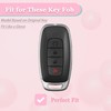 Key Fob Cover for Nissan - 4 Buttons Soft TPU