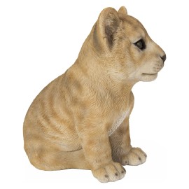 Hi-Line Gift Ltd. Baby Lion Statue Decor Sitting Garden Statue, Garden/Home Decor Tabletop