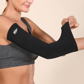 Mcm&Company Training Arm Cover, Black, Personal Gym Ask Supervision, Black, M