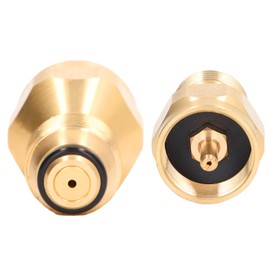 Propane Tank Refill Adapter, Propane Gas Bottle Tank Filler Adapter Fitting for 1lb Propane Tanks, Propane Refill Adapter Coupler Quick Connect Attachment for Disposable Small Bottle Fill