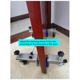 Heavy Duty Door Installation Tool, Door Lifter Dolly for 1-3/8" and 1-3/4" Pre-Hung, Slab, Front Door, Door Hanging Jig Kit