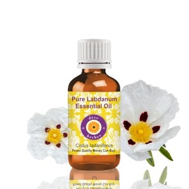 Deve Herbes Pure Labdanum Aceite esencial (Cistus ladaniferus) 100% natural grado terapéutico destilado a vapor, 30 ml