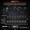 Switchback LEDMIRCY Rock Lights Kit White & Amber Strobe Rock