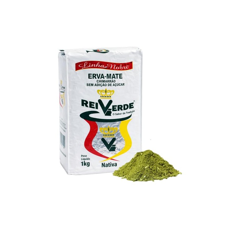 Yerba Mate Rei Verde Chimarrao 1kg - Molienda Nativa de