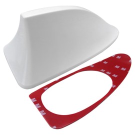 White Shark Fin Roof Car Antenna Radio FM/AM Antena Cover Fit for Hyundai Kia by WELURE