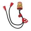 Archery Thumb Protector Regulable Design Safety Rope Brass Cowhide Material
