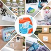 Papel calcomanía de vinilo imprimible para impresora de inyección de