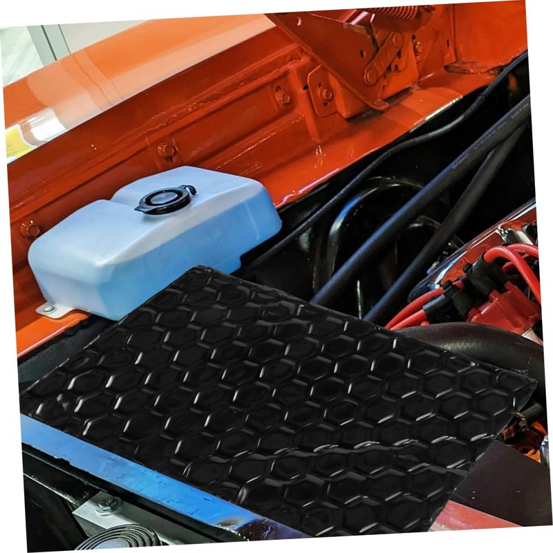 Alipis 2pcs Sheet High Temp Resistant Butyl Sound Deadening Mat