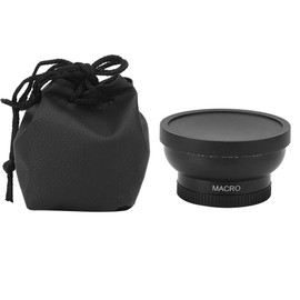 Qiilu Wide Angle Macro Lens, JSR-1156 Advanced 46 mm 0.45X Wide Angle Macro Lens, Suitable for All Camera Lenses with 46 mm Diameter