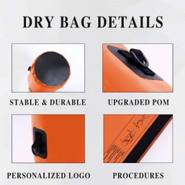 IDRYBAG Dry Bags for Kayaking Waterproof 2L/5L/10L/15L/20L, Small Dry Bag Waterproof Floating, Dry Sack Waterproof Bag for Paddleboarding Travel