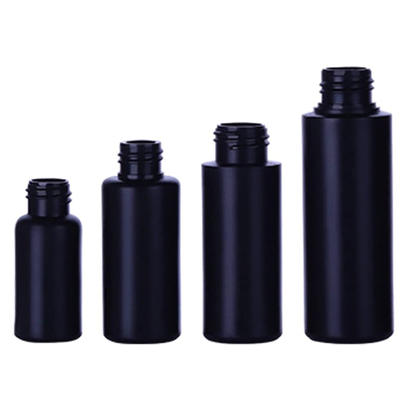 NANSHINE 10pcs 60ml(2oz) Black Plastic Squeeze Dispensing Bottles Glue Bottle