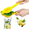 Lixiluxia Lemon Squeezer Hand Press Juicer, Manual Citrus Juicer, Aluminium