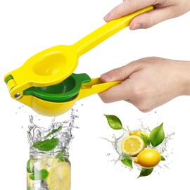 Lixiluxia Lemon Squeezer Hand Press Juicer, Manual Citrus Juicer, Aluminium Alloy Lime Press, Heavy Manual Juicer, Lemon Squeezer, Lemon Squeezer, Lemon Juicer for Kitchen, Bar