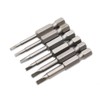 Fongmore 6 Pcs 50mm 1/4 Hex Shank Magnetic Triangle Head