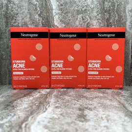 Neutrogena 3 Packs!  -"Neutrogena"- Stubborn Acne Ultra-Thin Blemish Patches-24 Ct Each