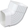 Amerimax Home Products Gutter Elbow VNYL WHT B