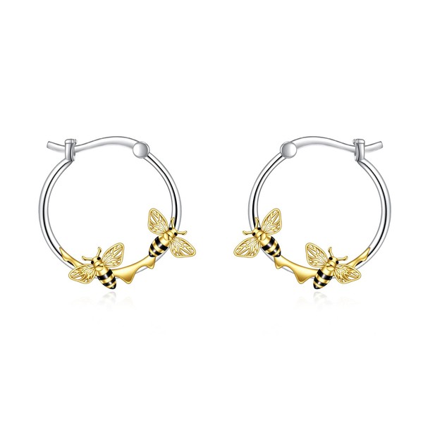 Animal Earrings for Women Girls Koala/Dinosaur/Octopus/Pig/Fox Hoop Earrings 925 Sterling