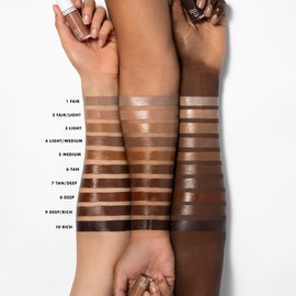 e.l.f. Cosmetics Camo Bronceador y Contorno Líquido Tono Claro Natural 3 Light, Alta Cobertura y Acabado Natural para Esculpido Facial, Vegano y Libre de Crueldad Animal