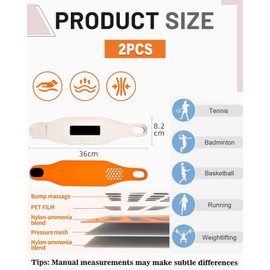 KEMUZ 2Pcs Handgelenk Bandagen, Handgelenkstütze Bandage, Handbandage Handgelenk Bandagen Gym Geeignet für Sport, Fitness, Hausarbeit, Tennis(Fleischfarbe)