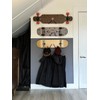 Pmsanzay 2 Pack Universal Skateboard Wall Mount Rack. Horizontally/Vertically Wall