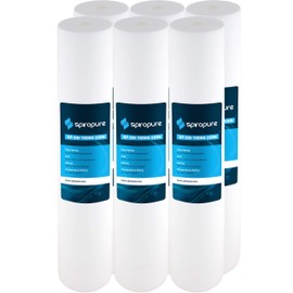 SpiroPure SP-DD-15050-20BB 20x4.5 BB 50 Micron Spun Melt-Blown Polypropylene Water Filter Cartridge SDC-45-2050 (Case of 6)