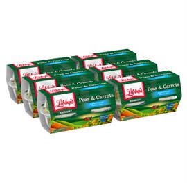 Libby's Microwavable Cups 4-4oz Cups (Pack of 6) Choose Vegetable Type Below (Peas)