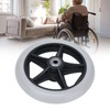 Wheelchair Replacement Front Wheel 5 Hole Solid Wheel 6" Diameter