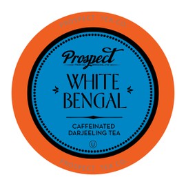 Prospect Tea White Bengal Darjeeling Tea Pods Compatible with K Cup Brewers Including 2.0, 40 Count