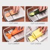 ISZW Multipurpose Cheese Slicer Cutter, Stainless Steel Cheese Cutter Board