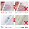 Allhom Small size Garment Bags - Set of 6 translucent