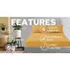 EV Dekor®MF123 Fitted Sheet Single, Ochre Yellow - Deep Pocket