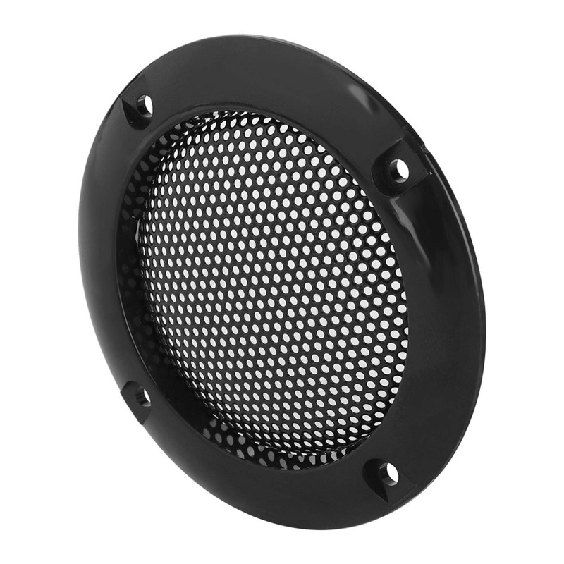 Speaker Grill Cover,ASHATA 2 Inch Speaker Decorative Steel Mesh Circle,Shatter