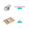 METALLIXITY Hex Head Screws Bolts, Nuts, Flat & Lock Washers