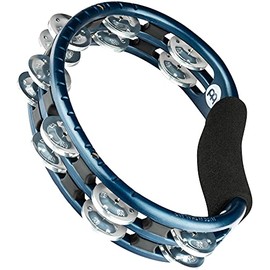 Meinl Percussion Handheld Synthetic Tambourine, Blue, 10" (TMT1A-B)