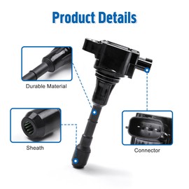 GOCPB Set of 6 Ignition Coil Pack Compatible with 2008-2019 Niss an 370Z Infiniti EX37 FX37 M37 M56 G37 FX50 Q40 Q50 Q60 Q70 QX50 QX70 3.7 L 5.0 L 5.6 L UF617 22448-EY00A AIC-2809B