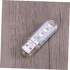 Operitacx USB LED Tischlampe Mini Leselampe Mit Flexiblem Schwanenhals USB