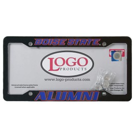Logo Products Boise State Broncos Alumni Chrome Plastic License Plate Frame