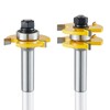 Tongue and Groove Router Bits Set Zhongji Plus 3 Teeth